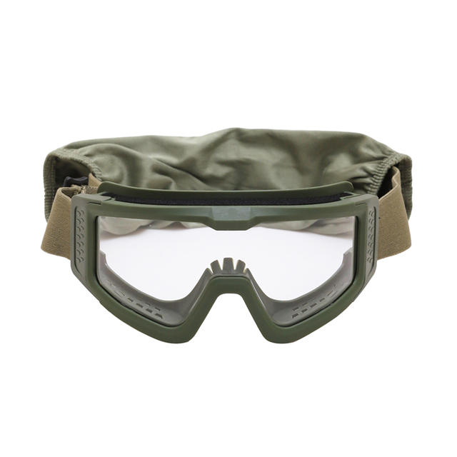 Hard Coated Anti Fog Tactical Interchangeable Ballistic Goggles