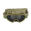 Hard Coated 3.5mm PC Shatterproof Lenses Tactical Ballistic Goggles
