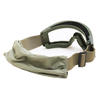 Hard Coated Anti Fog Tactical Interchangeable Ballistic Goggles