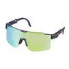 Oversized UV400 Protection Sports Sunglasses With Adjustable Temple