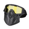 Detachable Tactical Face Shield Mask Protective Ballistic Goggles