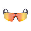 Oversized UV400 Protection Sports Sunglasses With Adjustable Temple