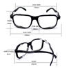 Stylish Eye Protection Safety Optical Glasses with Side Shields