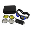 Interchangeable Lenses Non Slip Motorcycle Helmet Riding Goggles