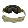 Hard Coated 3.5mm PC Shatterproof Lenses Tactical Ballistic Goggles