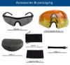 Interchangeable Anti Shock Shooting Safety Glasses Protective Goggles