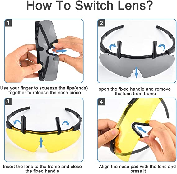How to switch lenses