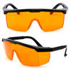 EN207 Approval Adjustable Temple Length Anti UVC Protective Goggles Blue Light Blocking Safety Glasses